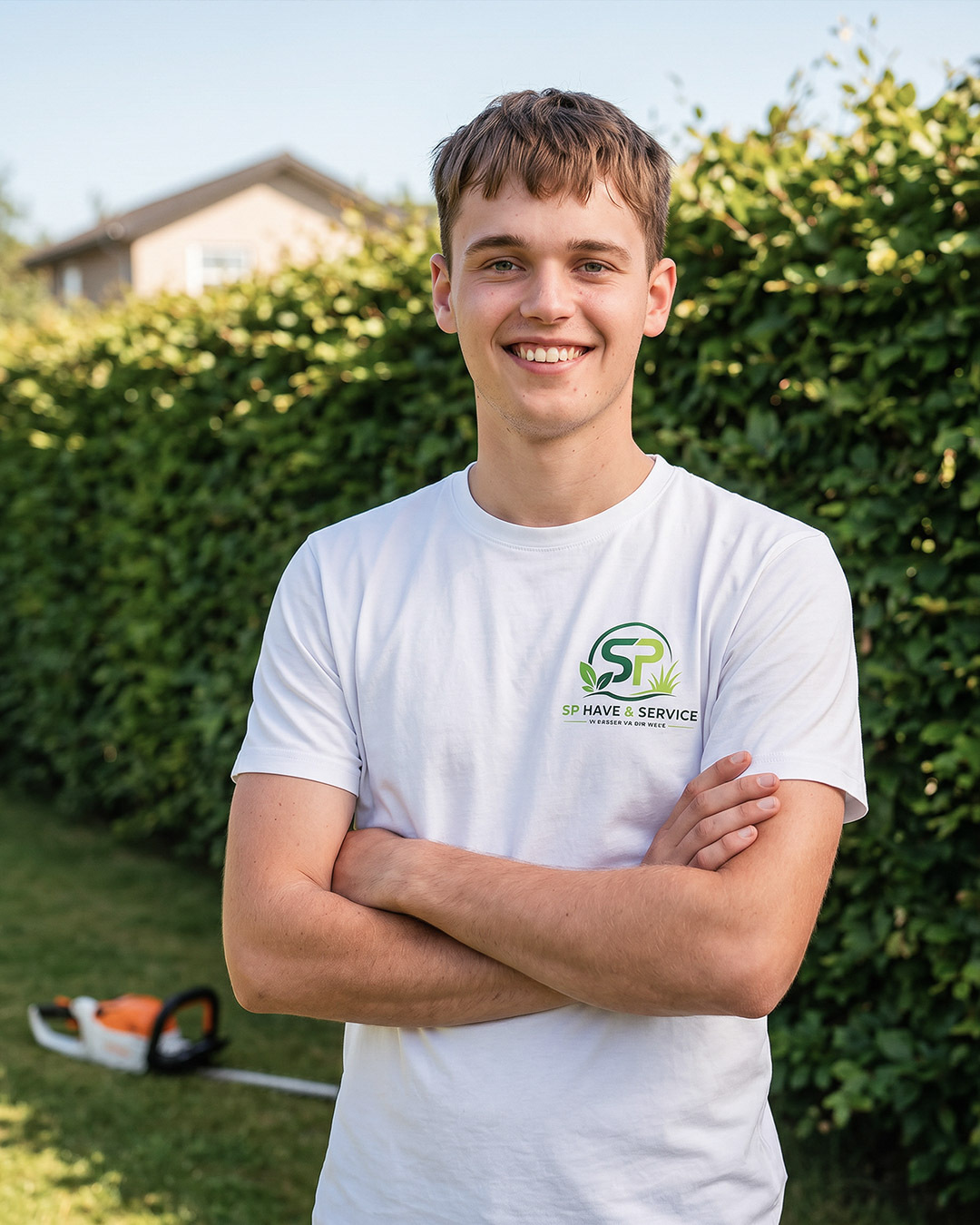 Oliver Holm Sjøberg fra SP Have & Service